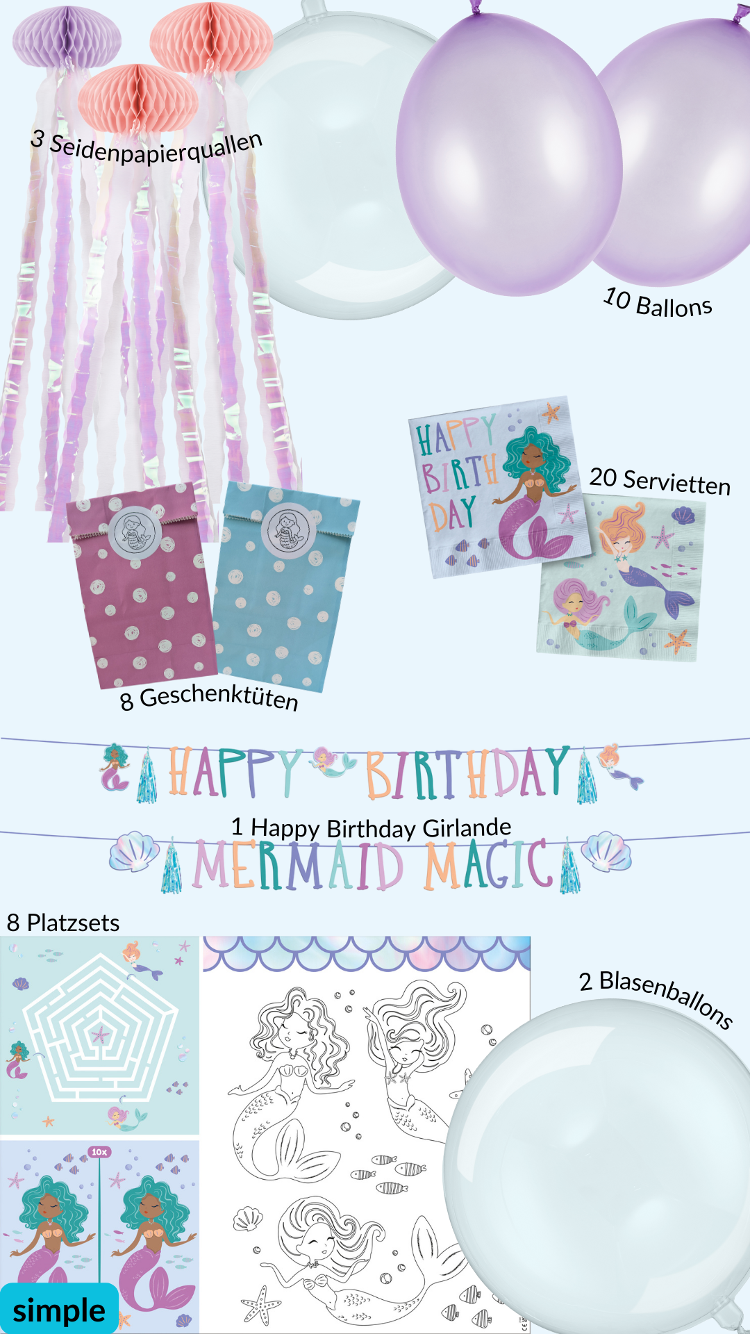 littlepartybox – Meerjungfrau